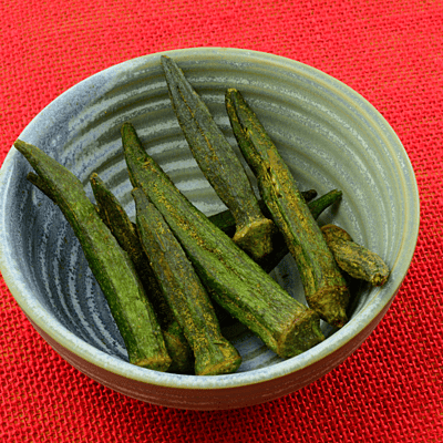 Okra Vacuum Fried Chips Okra Vacuum Fried Chips